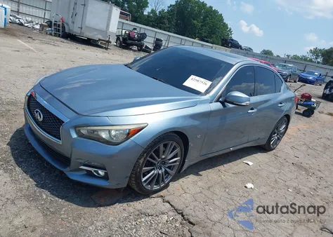 2017 Infiniti Q50 3.0T Premium from USA, damaged, VIN JN1EV7AP3HM737745